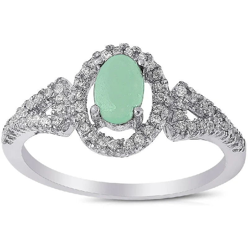 Dolce Giavonna Sterling Silver Gemstone and Cubic Zirconia Ring