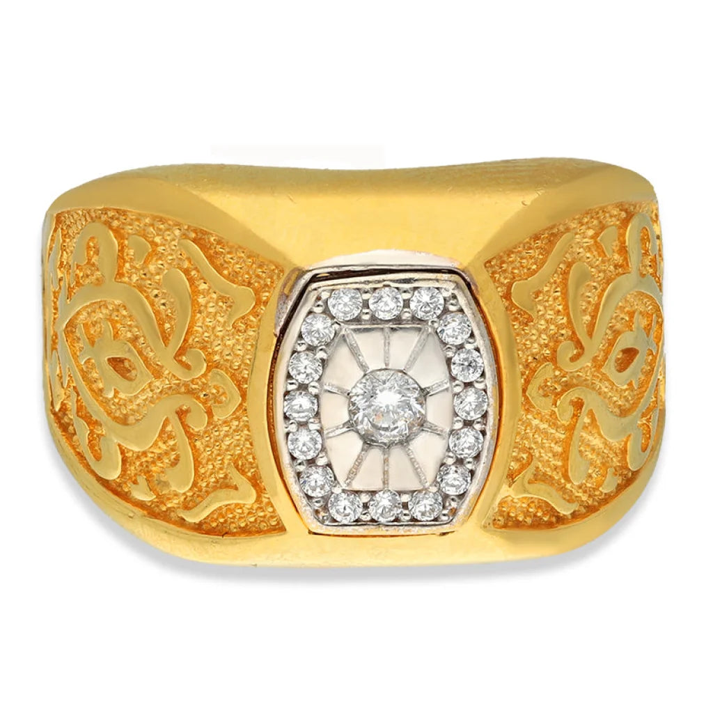 Gold Men's Ring 22KT - FKJRN22K3889