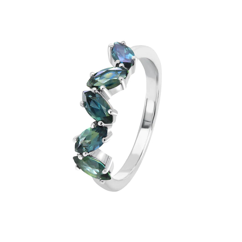 Matilda White Gold Sapphire Ring