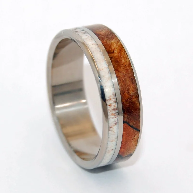 Partner | Men's Horn & Titanium Wedding Ring