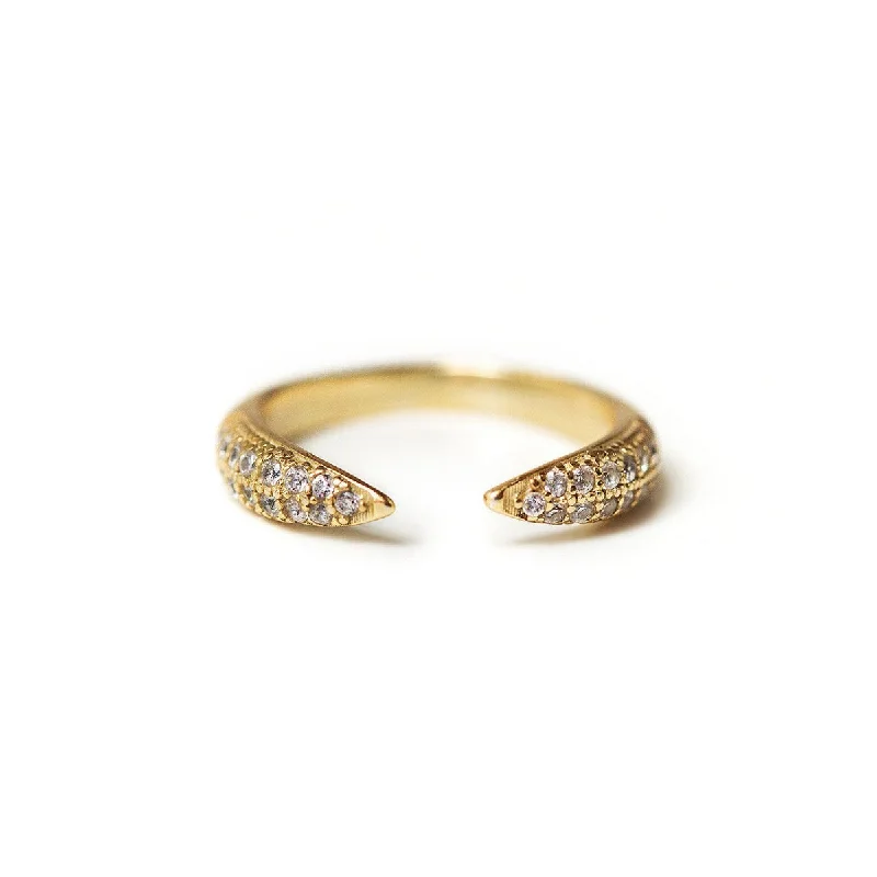 Claw Pave Ring