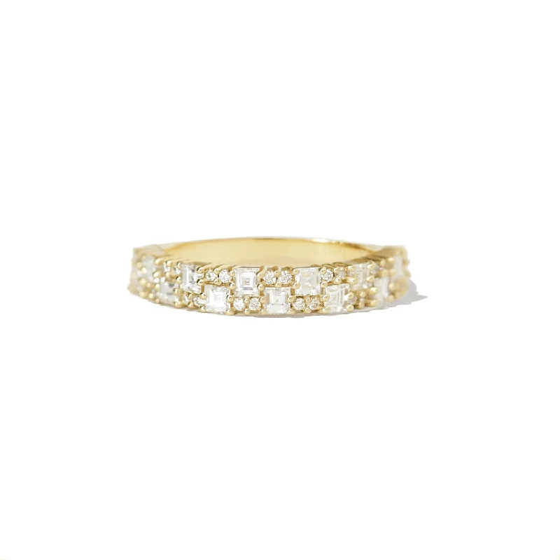 Deco Brick Diamond Mosaic Band