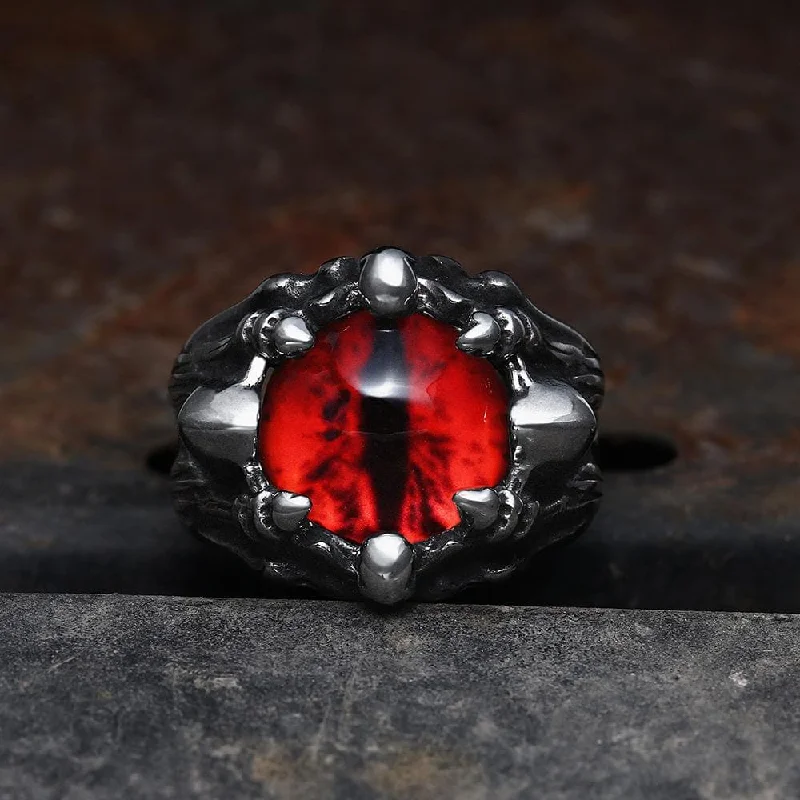 Eye Of Sauron Stainless Steel Ring