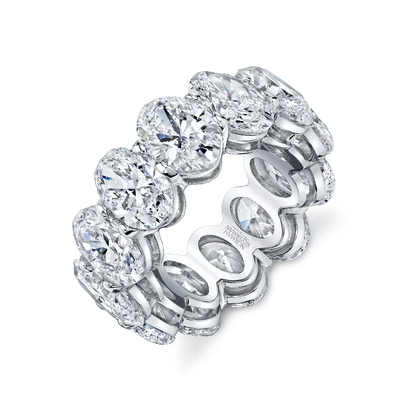 Oval Cut Eternity Band