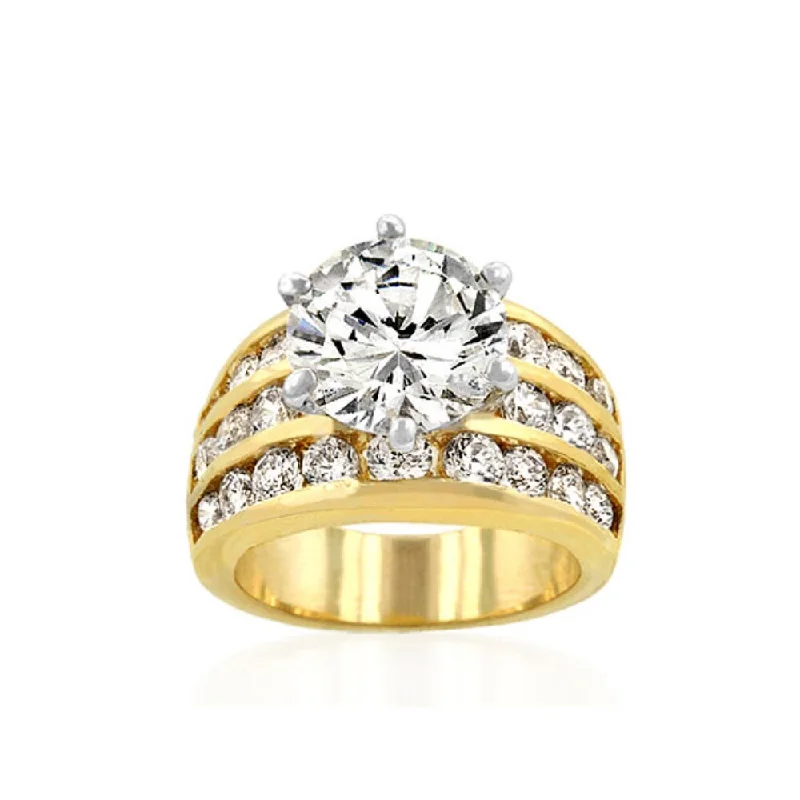 Timeless Classic Gold Engagement Ring