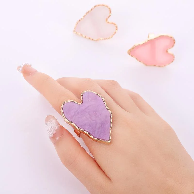 Wholesale Butterfly Nail Art Palettes Resin Rings