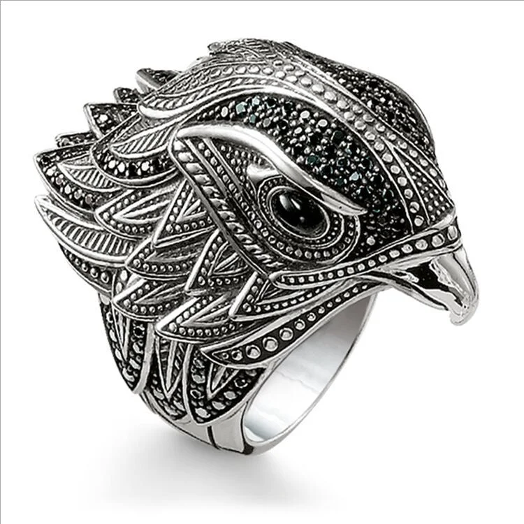 Wholesale Vintage Eagle Men's Alloy Rings