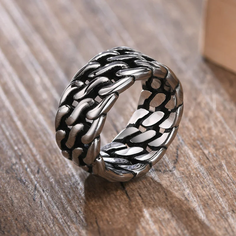 Wholesale Vintage Stainless Steel Rings